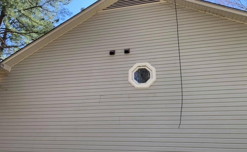 House siding after